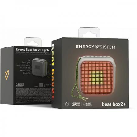 Energy Sistem EN 446728 Beat Box 2+ Lightcube Granite Bluetooth gránit hangszóró