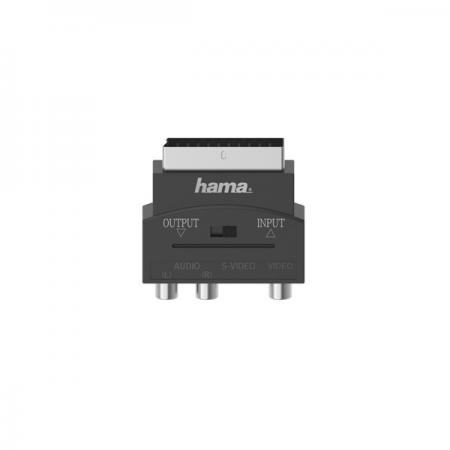 Hama 205268 FIC AV SCART-3RCA-SVHS be/ki adapter