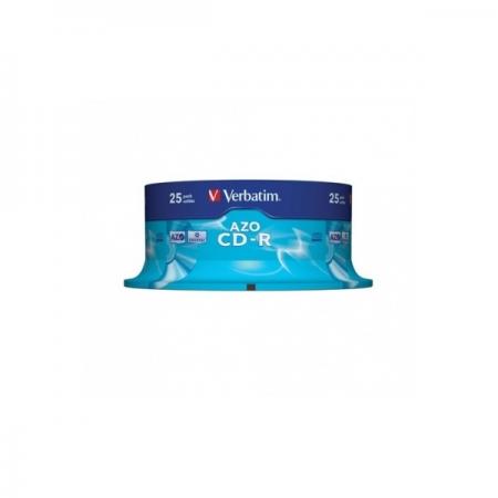 VERBATIM CDV7052B25 CD-R Crystal cake box CD lemez 25db/csomag