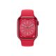 Apple Watch S8 GPS-es (41mm) (PRODUCT)RED alumínium tok, (PRODUCT)RED sportszíjas okosóra