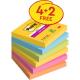 Post-it Super Sticky Carnival 76x76mm 90lapos 4+2db vegyes jegyzettömb